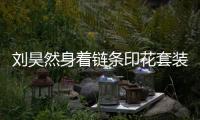 刘昊然身着链条印花套装亮相活动 尽显青春本色